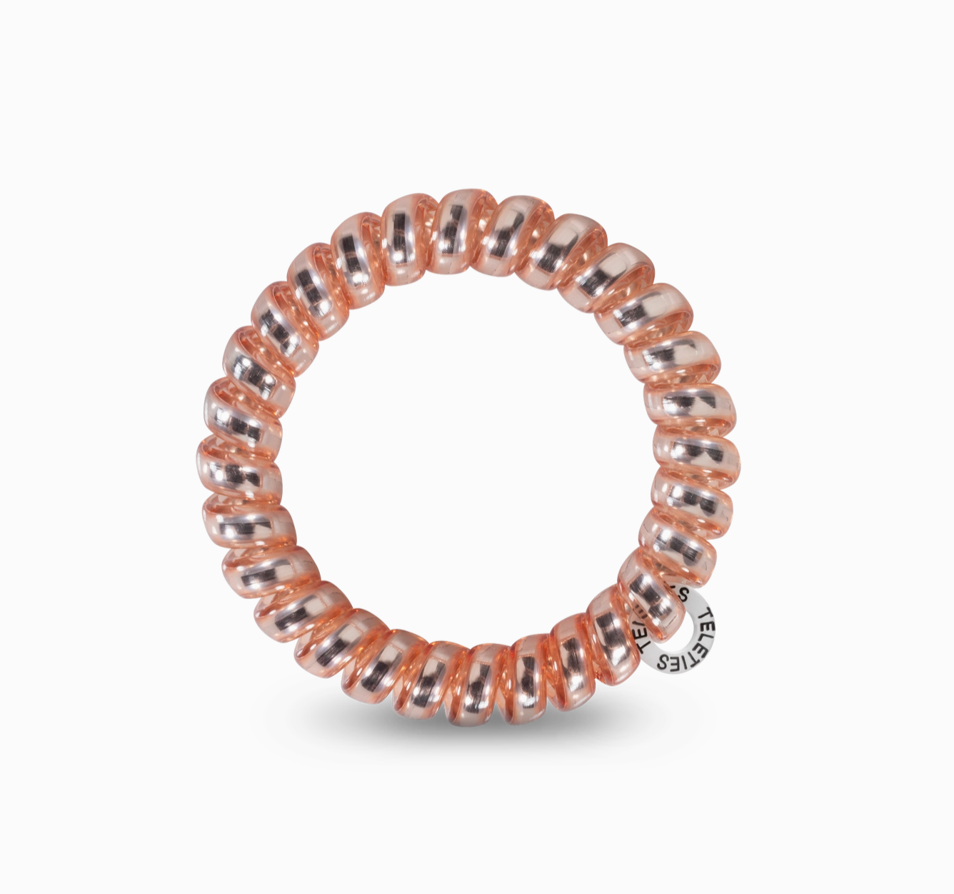 Spiral Hair Coils/Ties - Millenial Pink