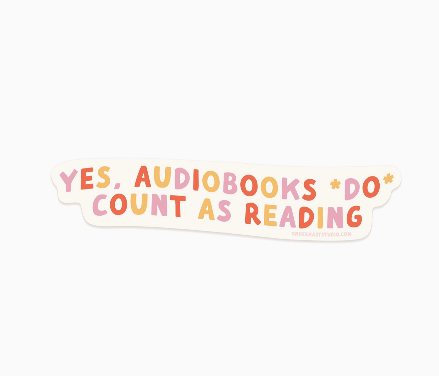 Audiobooks Count As Reading Sticker