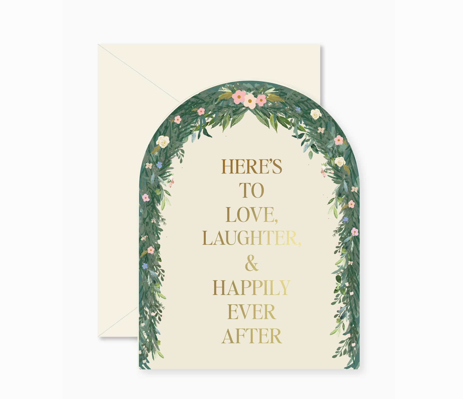 Wedding Floral Arch Greeting Card