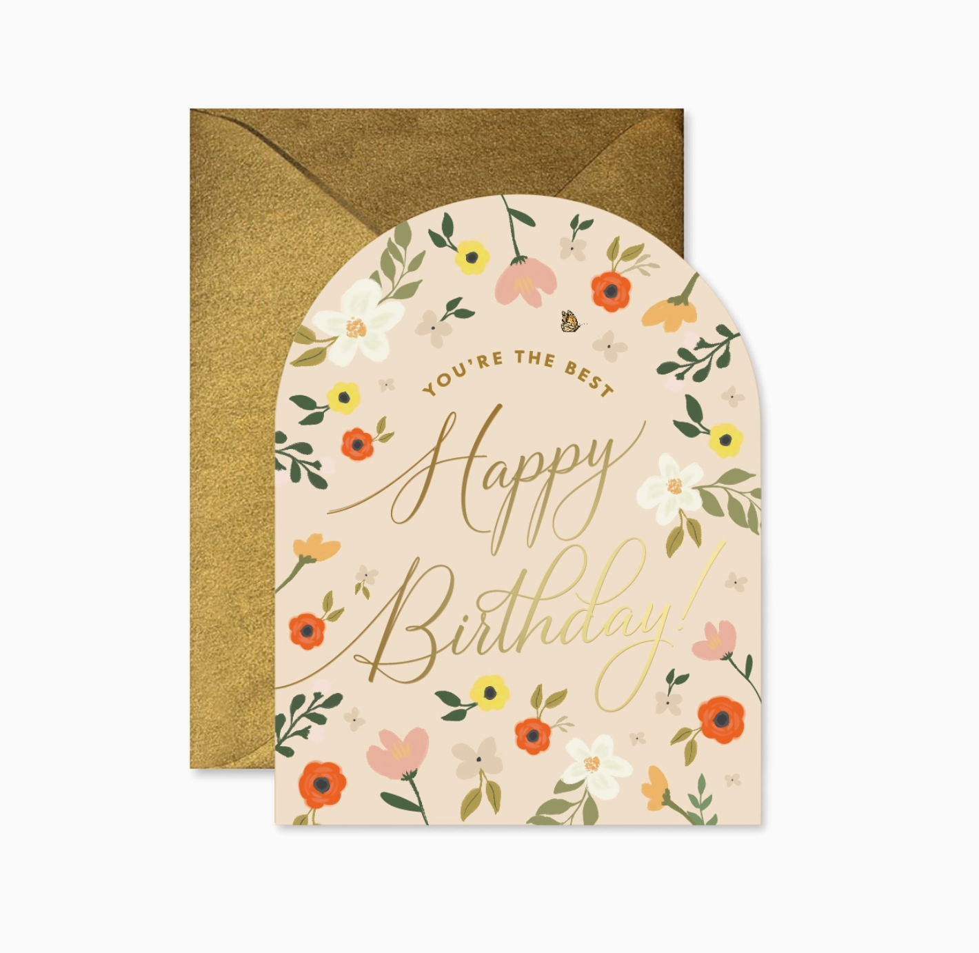 You're the Best Birthday Arch Greeting Card