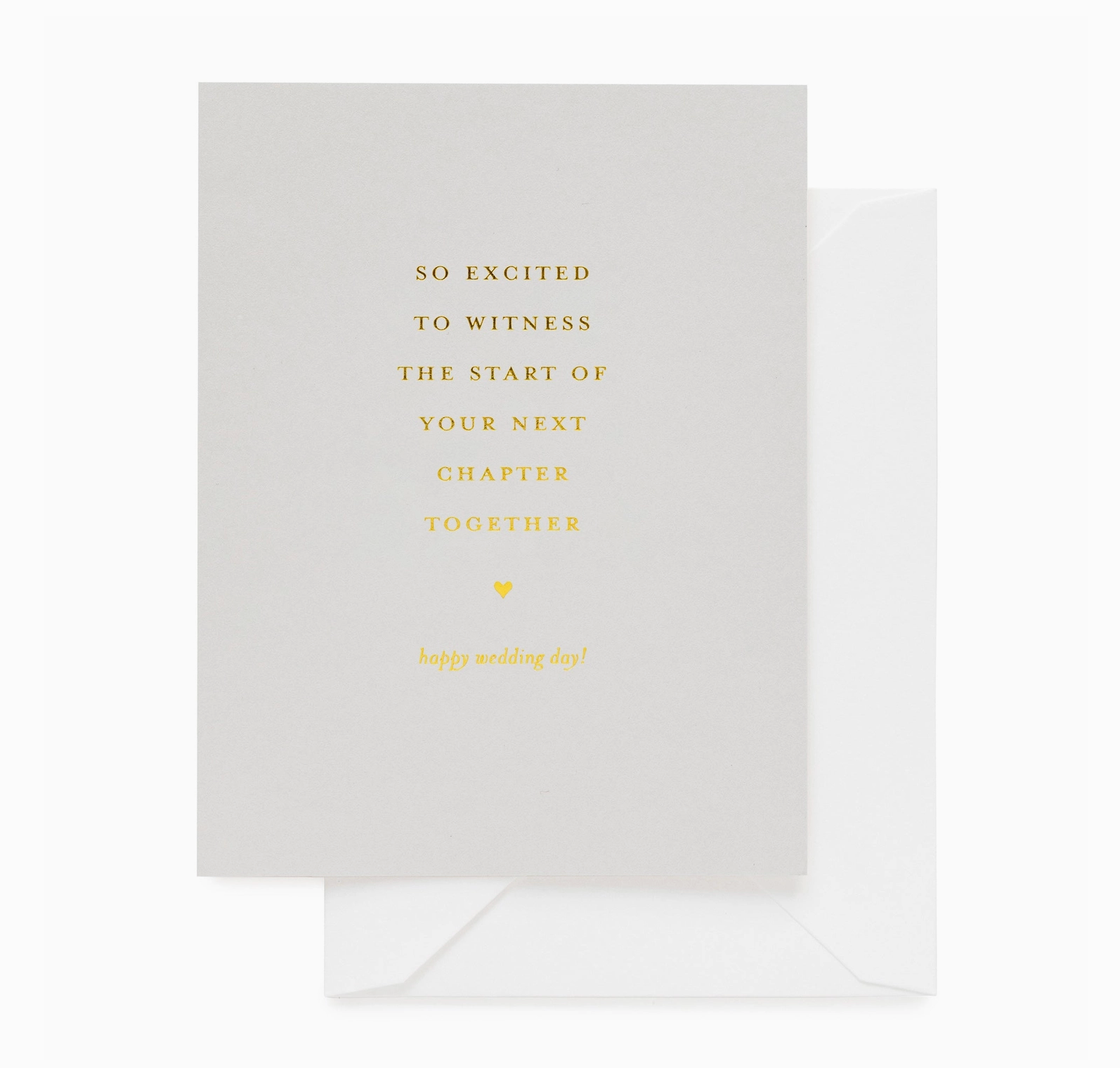 Next Chapter Happy Wedding Card