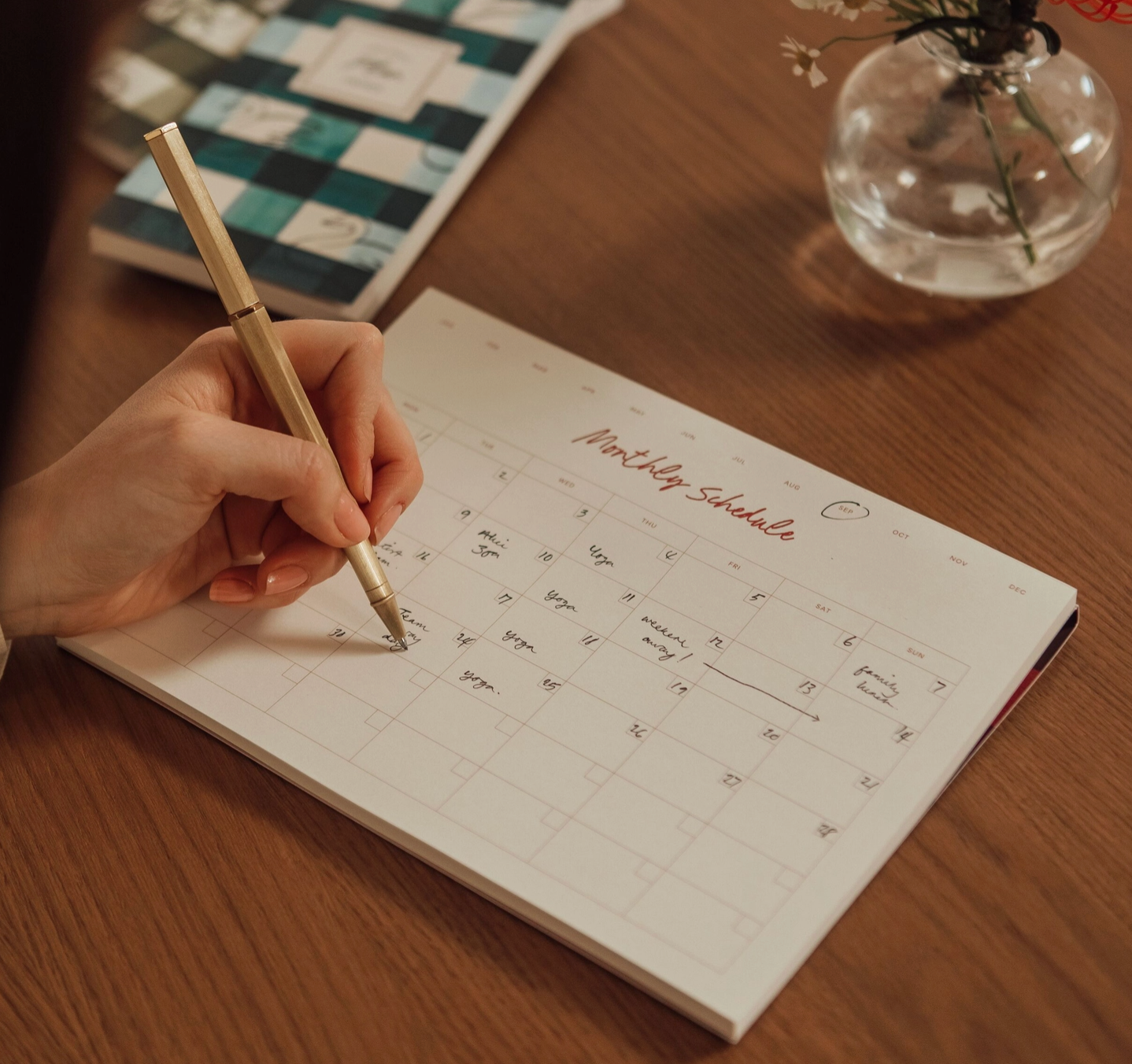 Productivity Monthly Planning Pad, Undated - Picnic