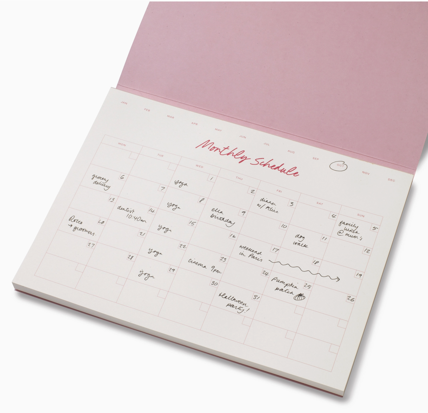 Productivity Monthly Planning Pad, Undated - Picnic