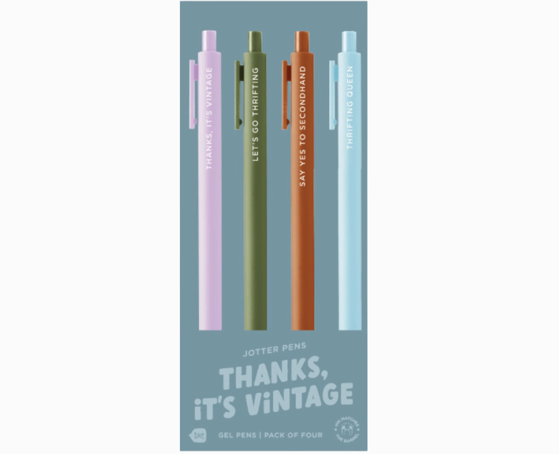 Thanks It's Vintage Jotter Set - 4 Pack