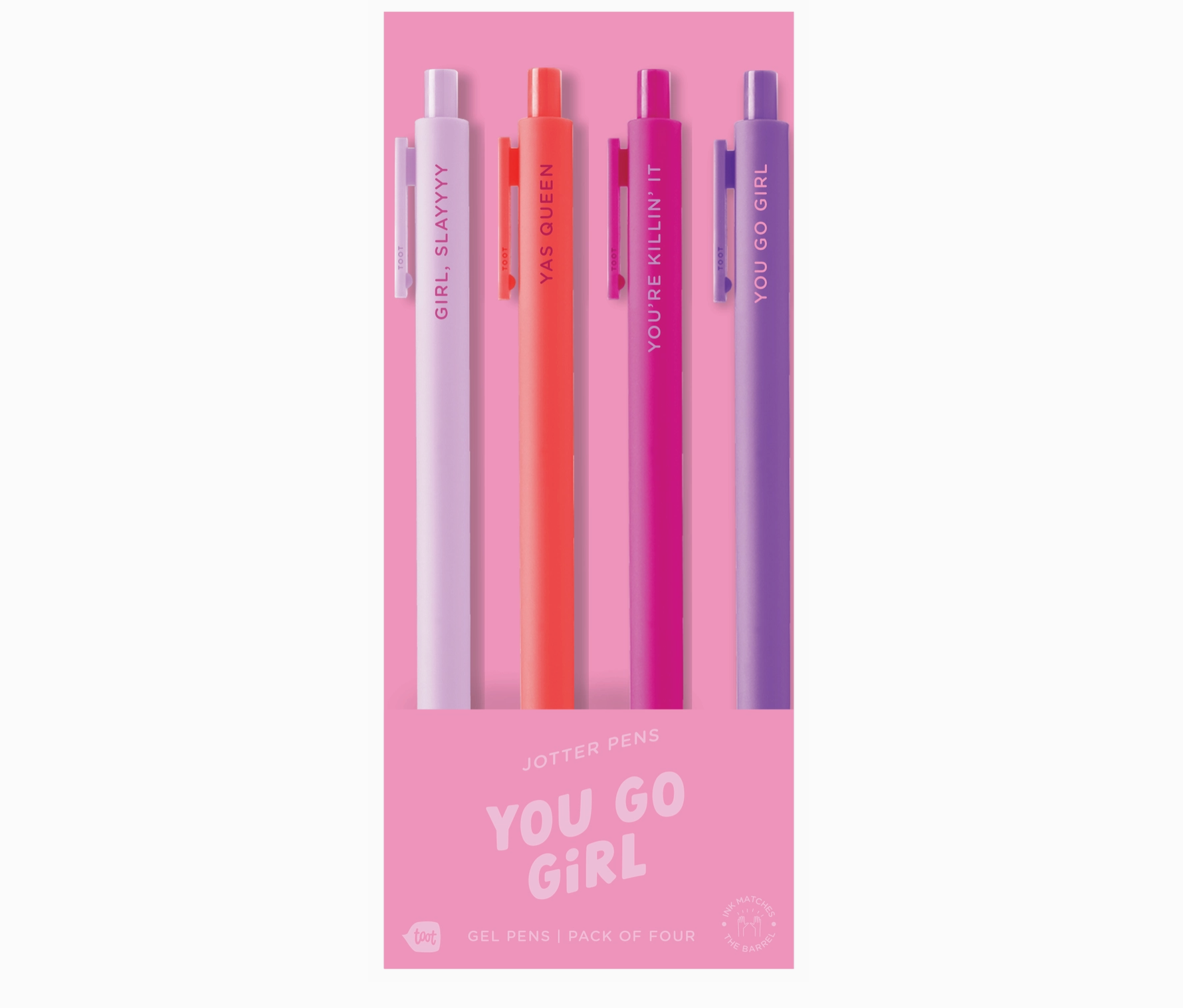 You Go Girl Jotter Set - 4 Pack