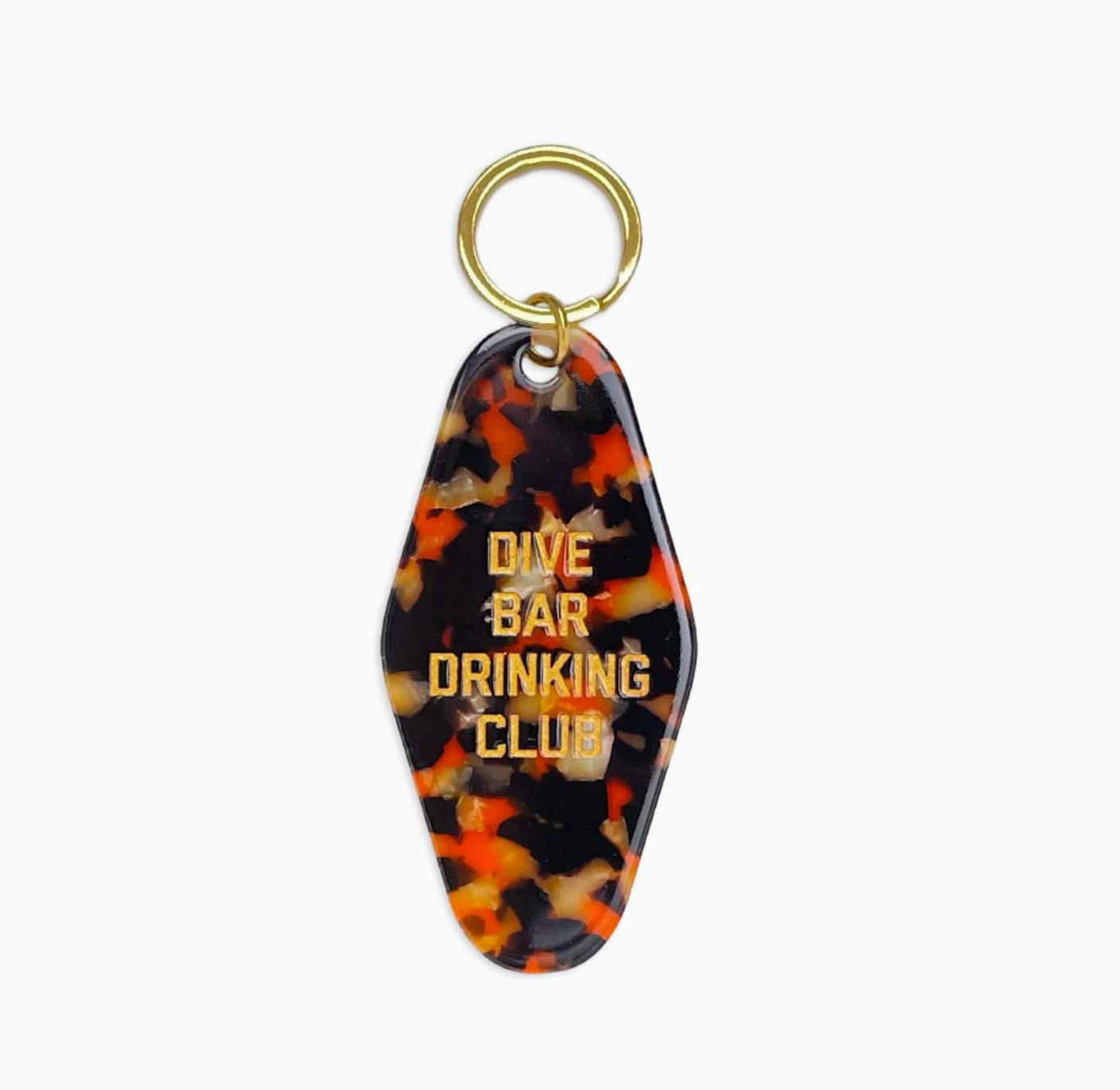 Dive Bar Drinking Club Keychain