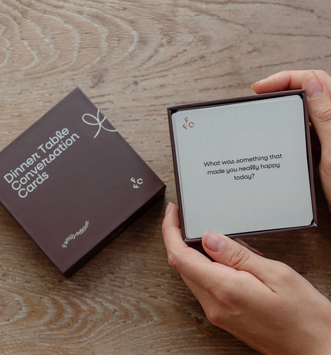 Dinner Table Conversation Cards: Family Edition