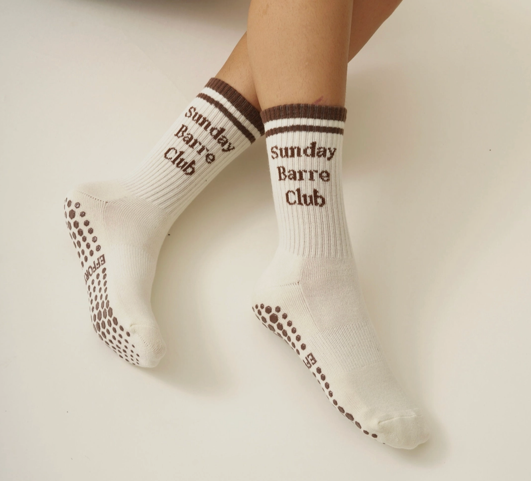 Sunday Barre Club Grip & Pilates Socks