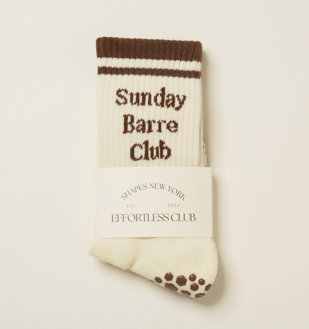 Sunday Barre Club Grip & Pilates Socks