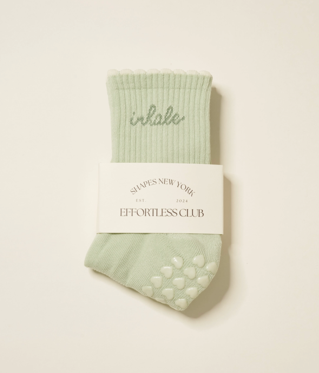 Inhale Sage Grip & Pilates Socks