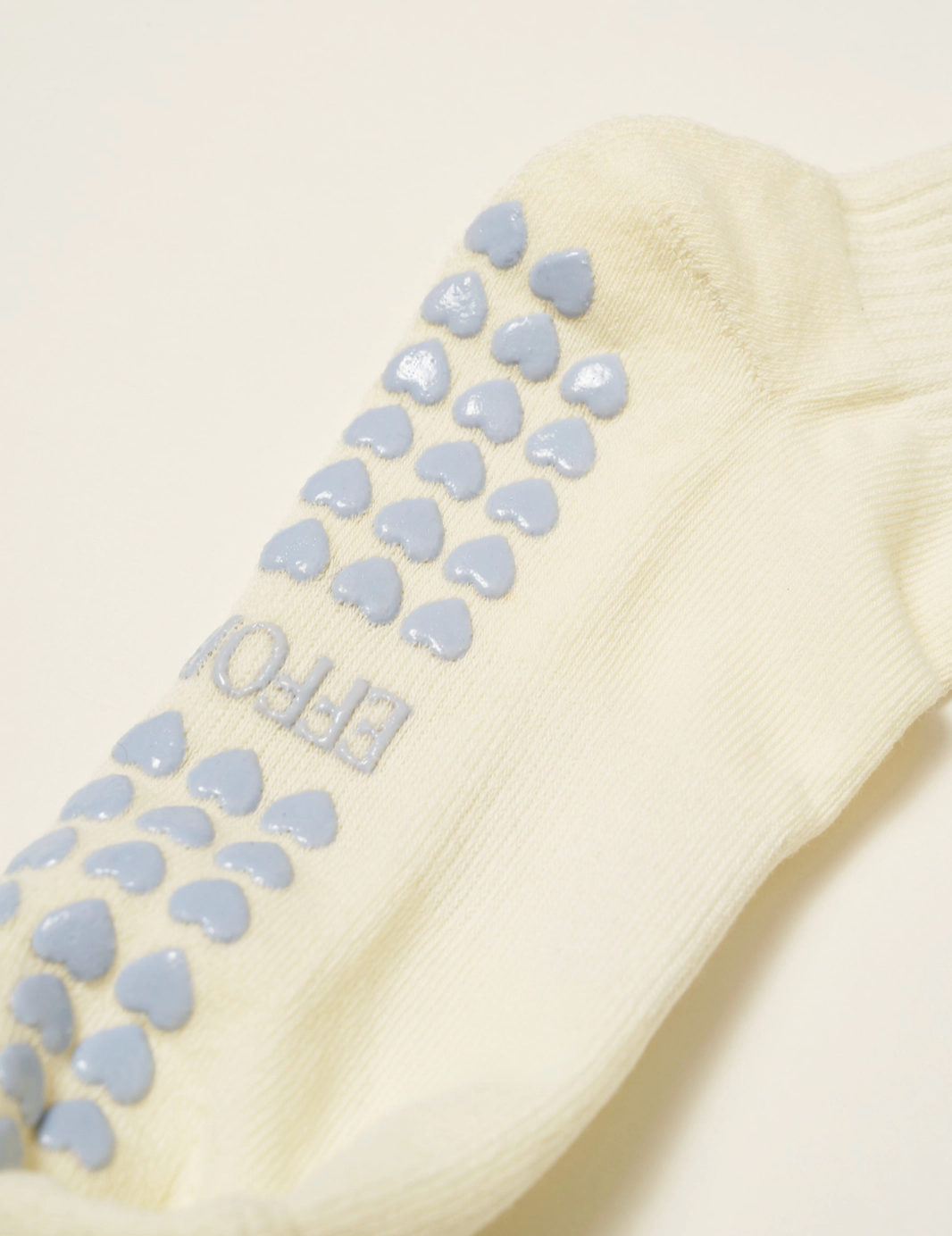 Blue Bow Ruffle Grip & Pilates Socks