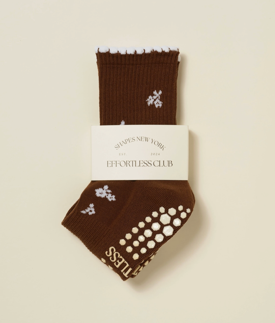 Chocolate Grip & Pilates Socks