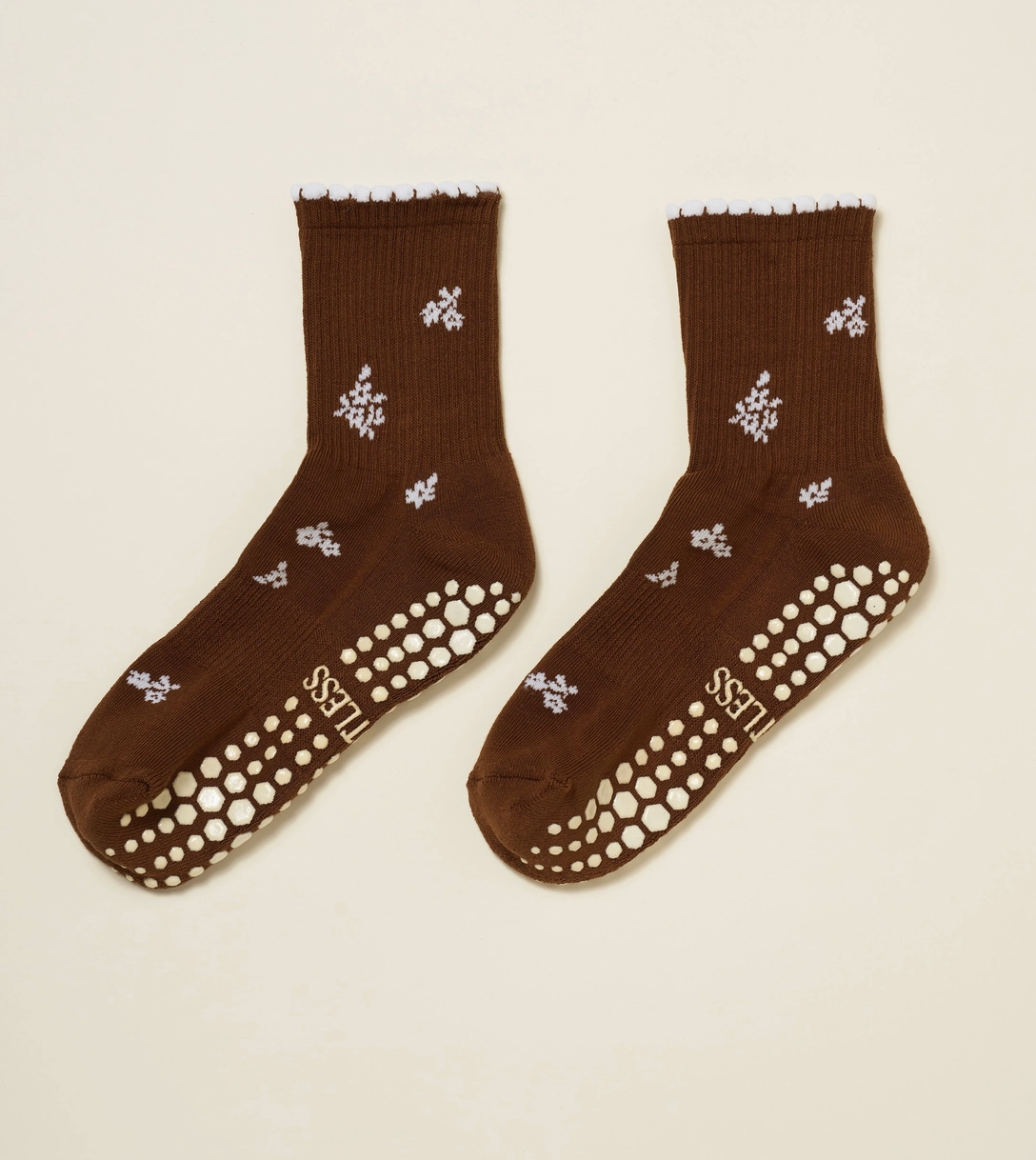 Chocolate Grip & Pilates Socks