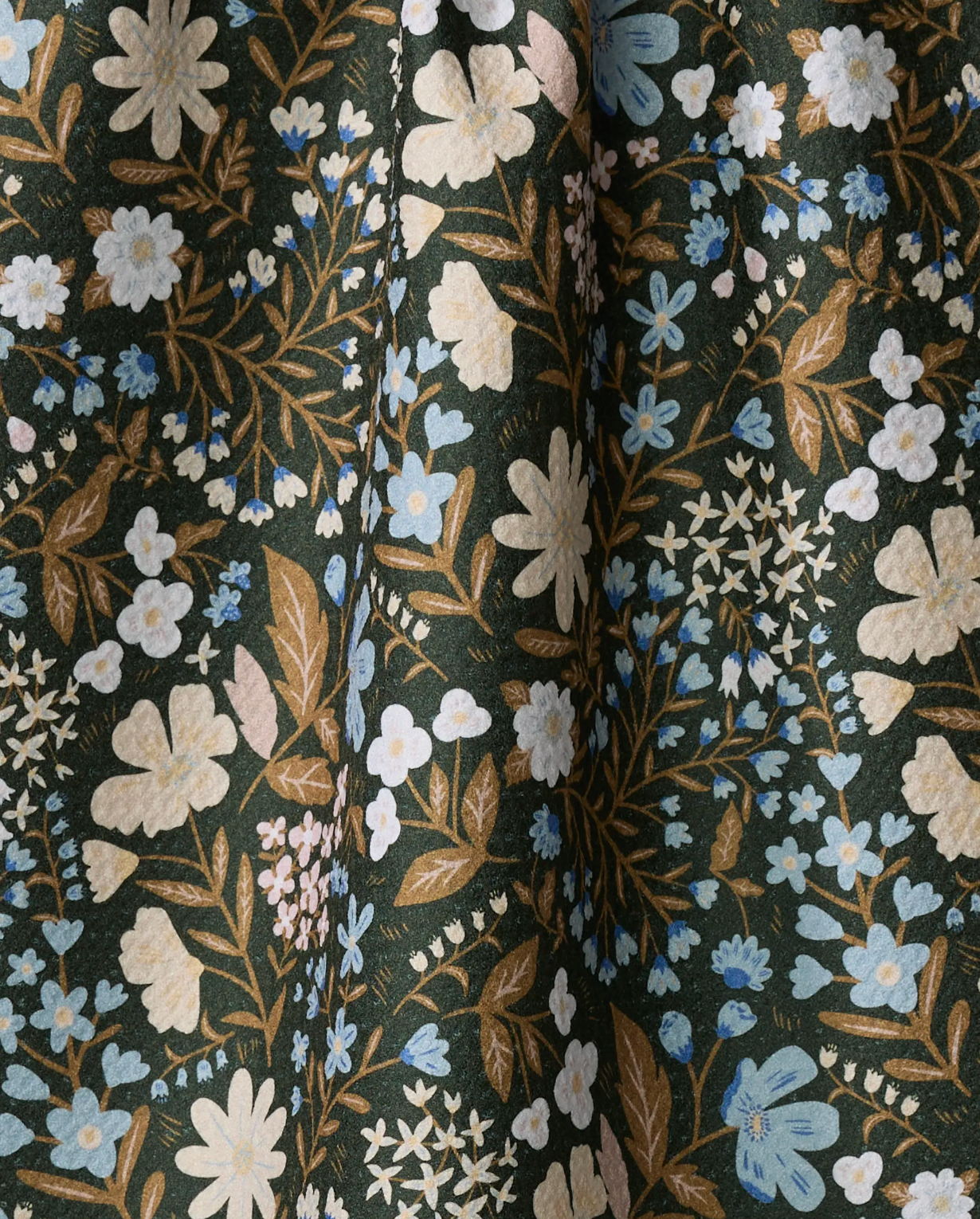 Cottage Meadow Sepia Tea Towel