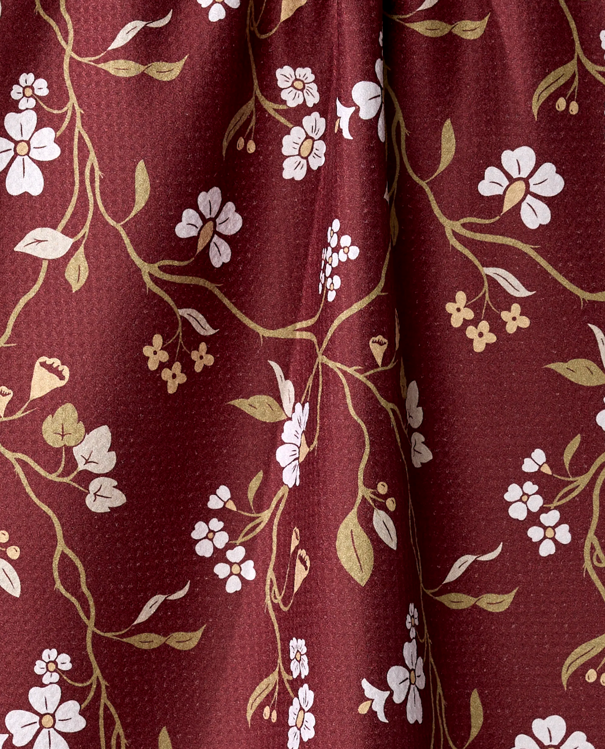 Lunaria in Merlot Tea Towel