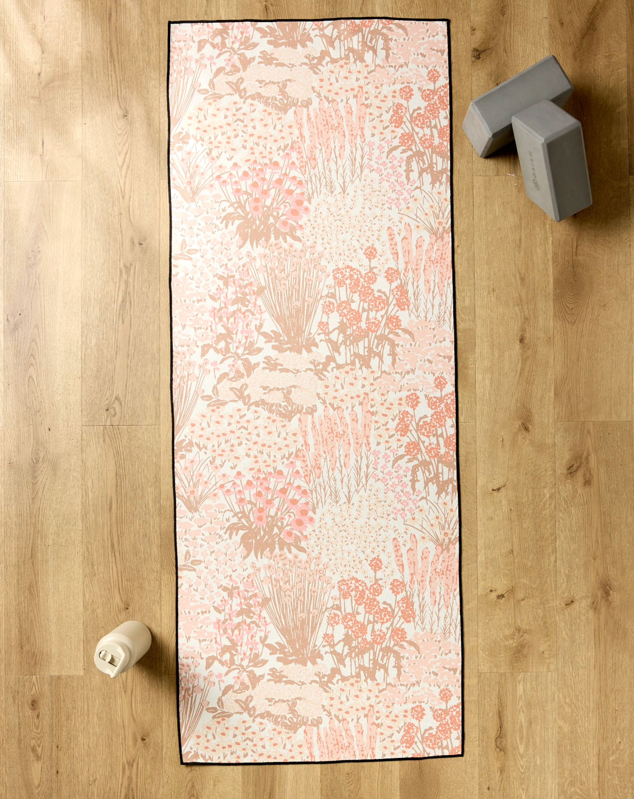 Garden Bloom Yoga Towel