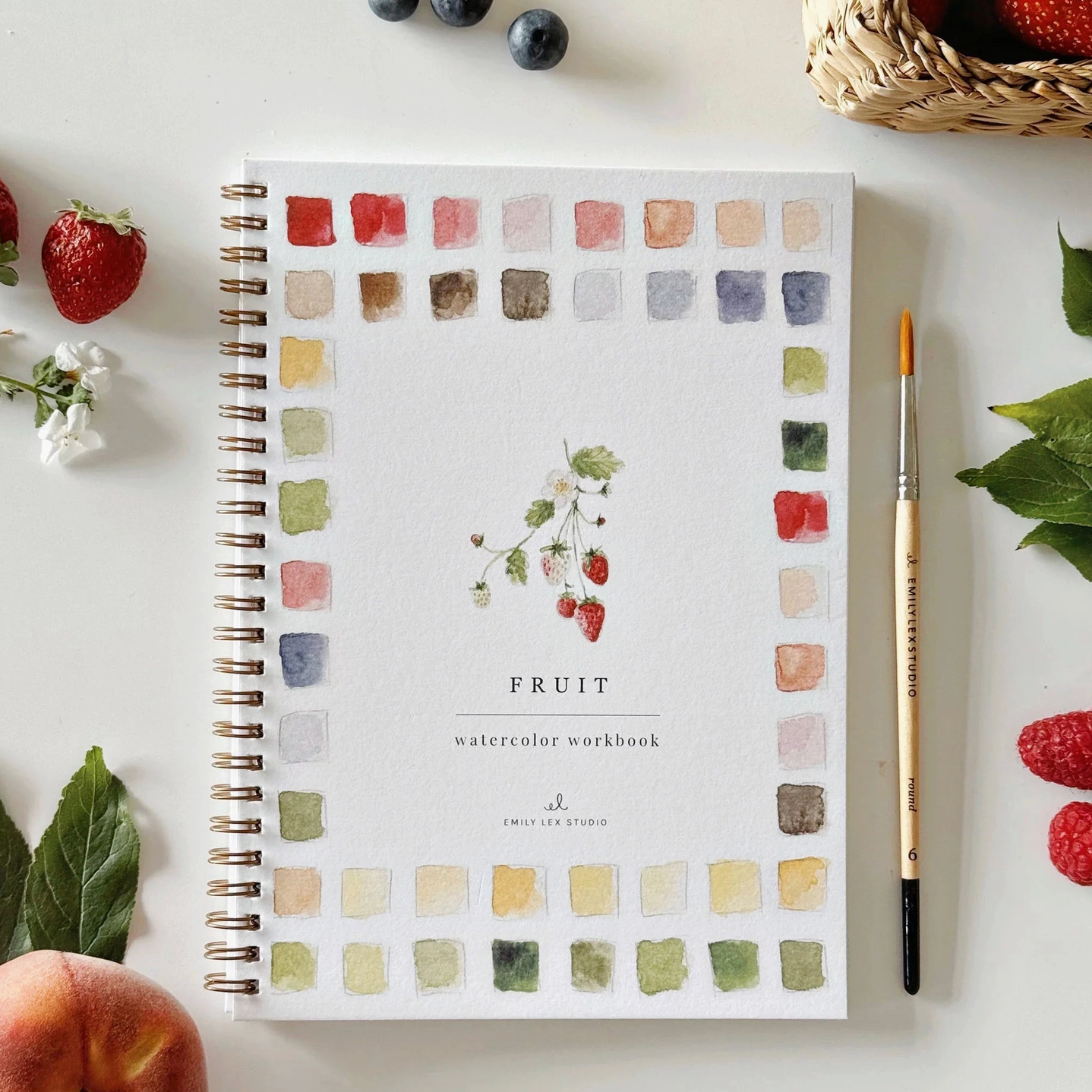 Fruit Watercolor Notebook