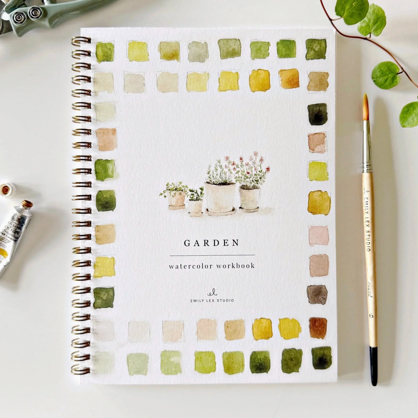 Garden Watercolor Notebook