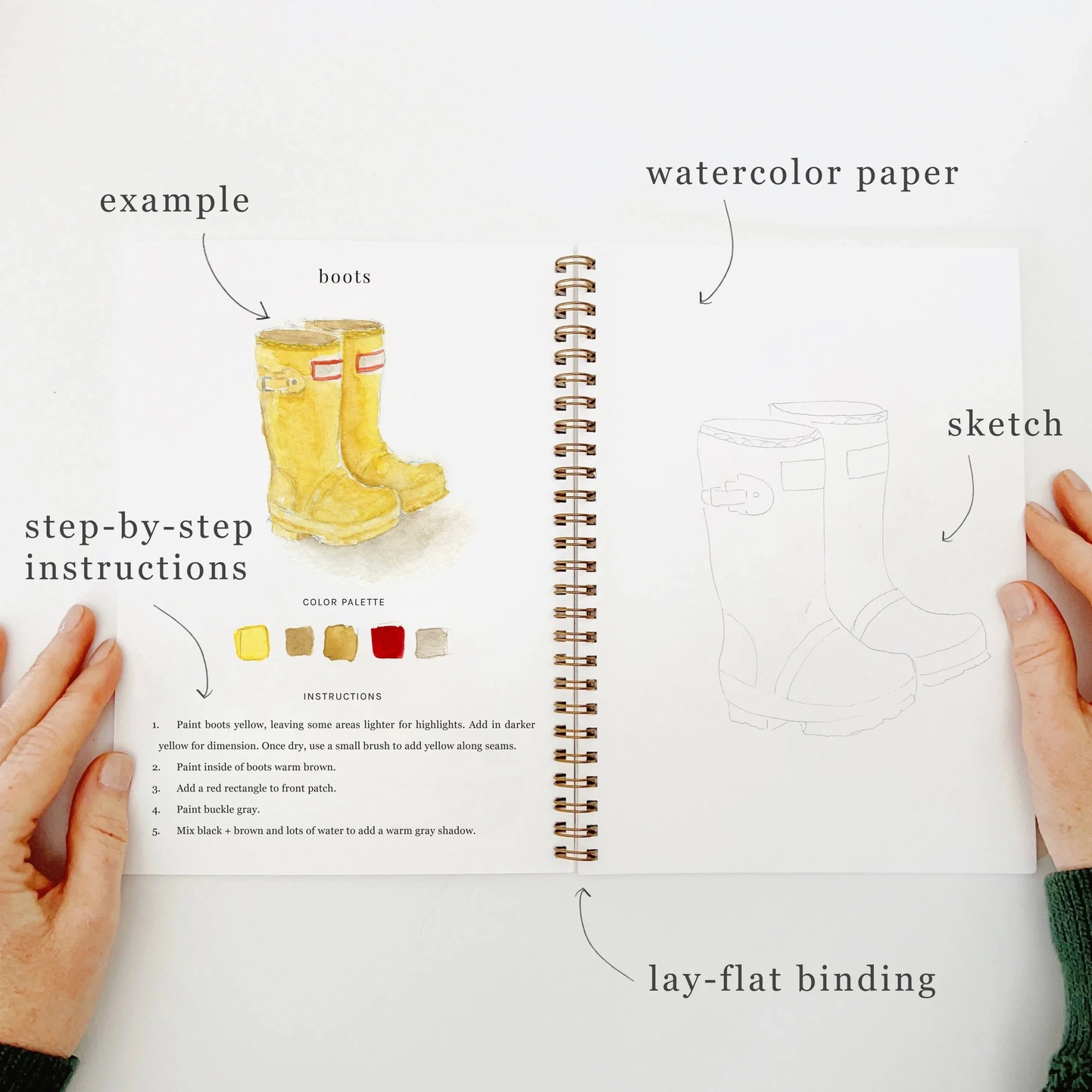 Garden Watercolor Notebook