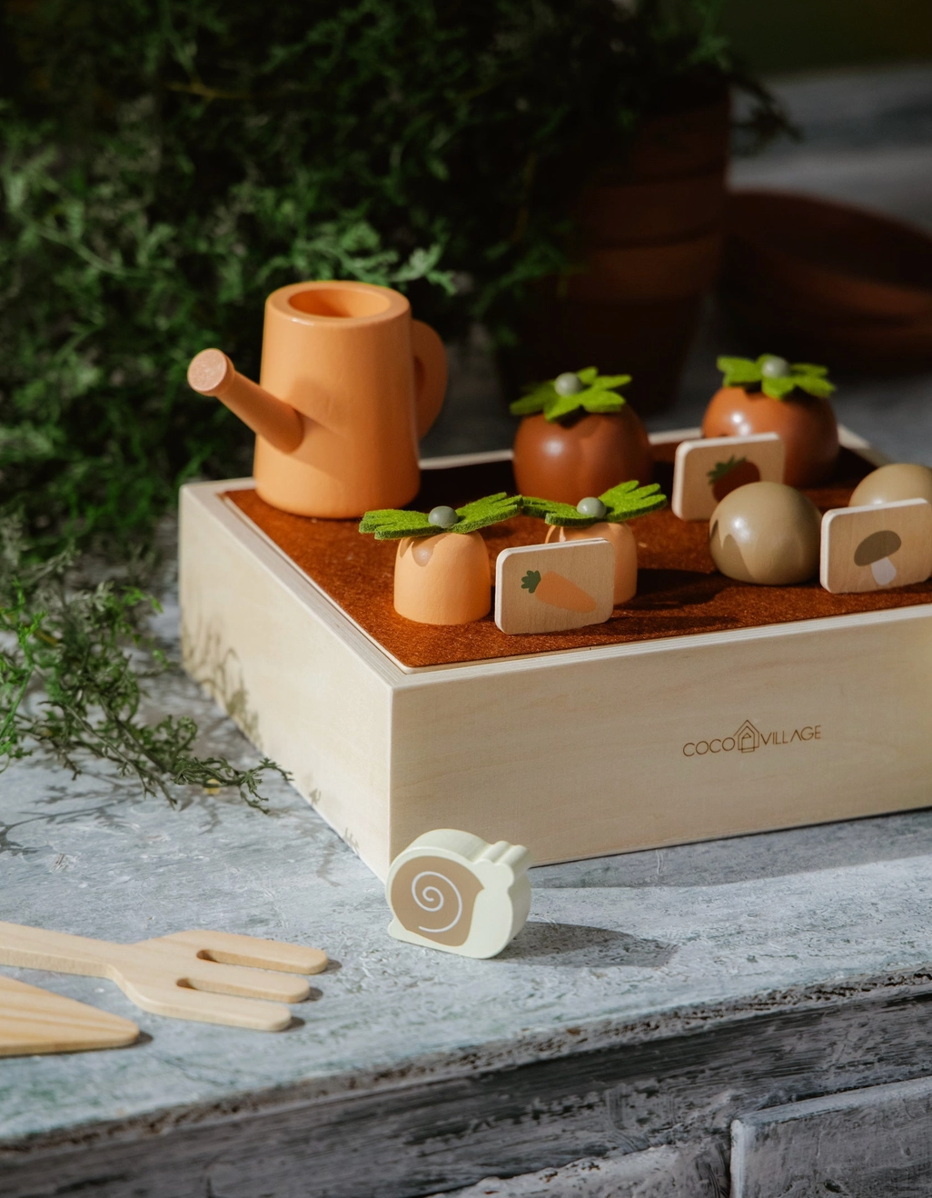 Wooden Gardening Playset and Accessories