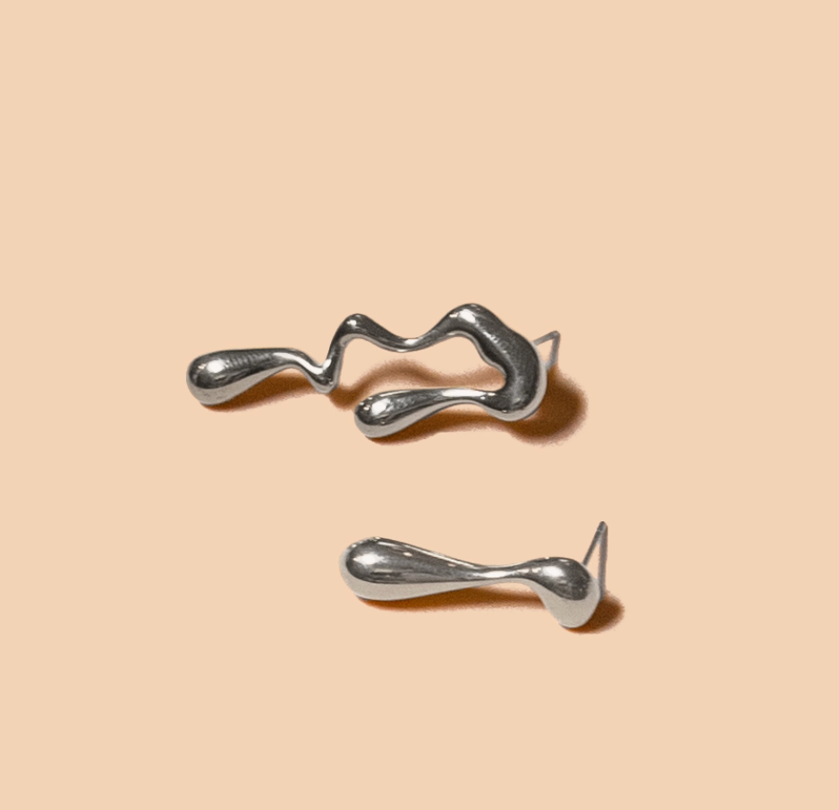 Vice Versa Studs - Stainless Steel