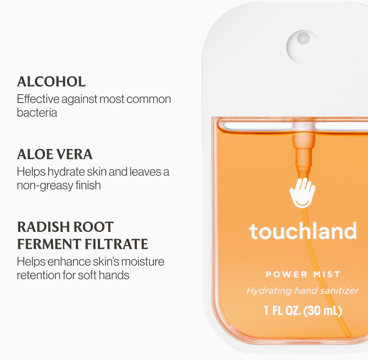 Velvet Peach Power Mist Hydrating Hand Sanitizer