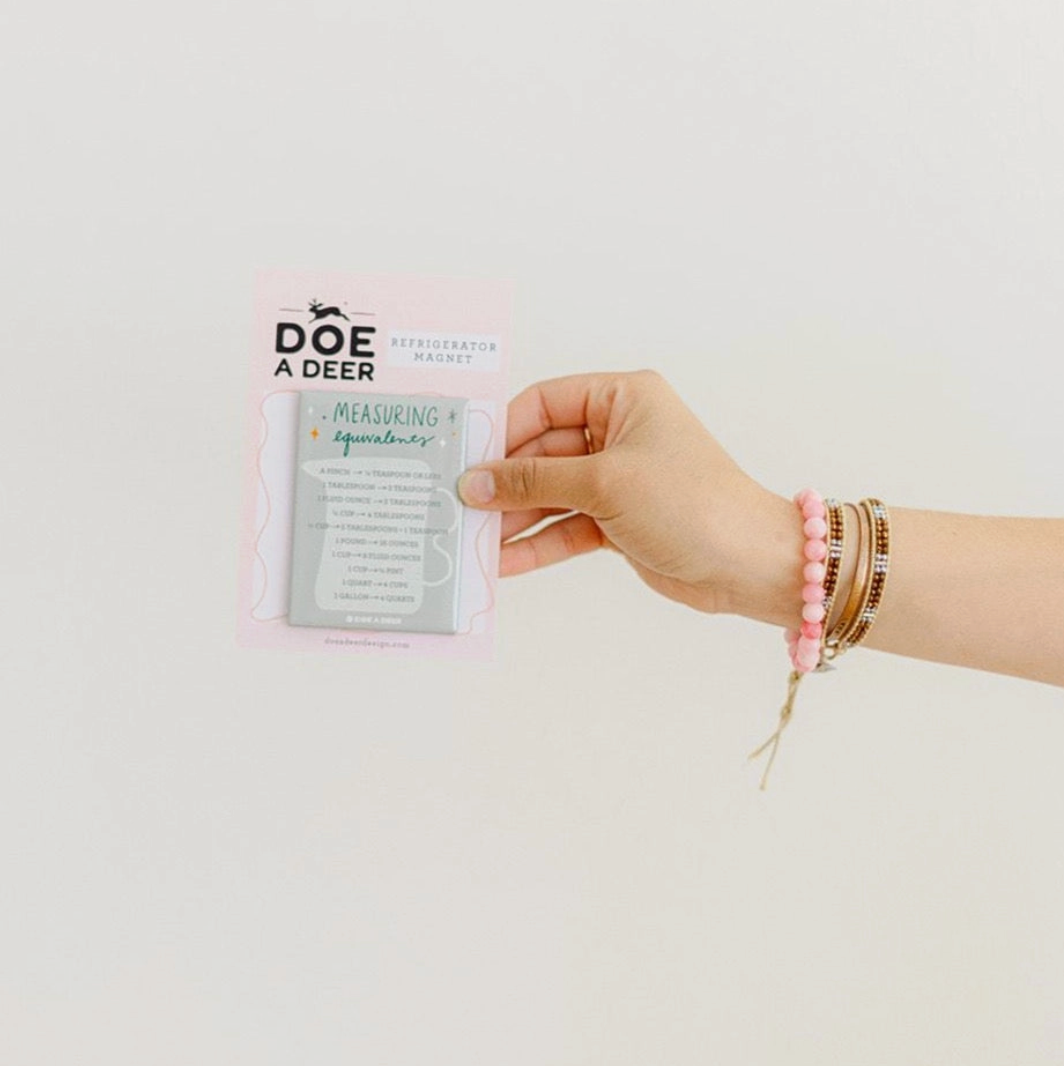 Measuring Equivalents Refrigerator Magnet