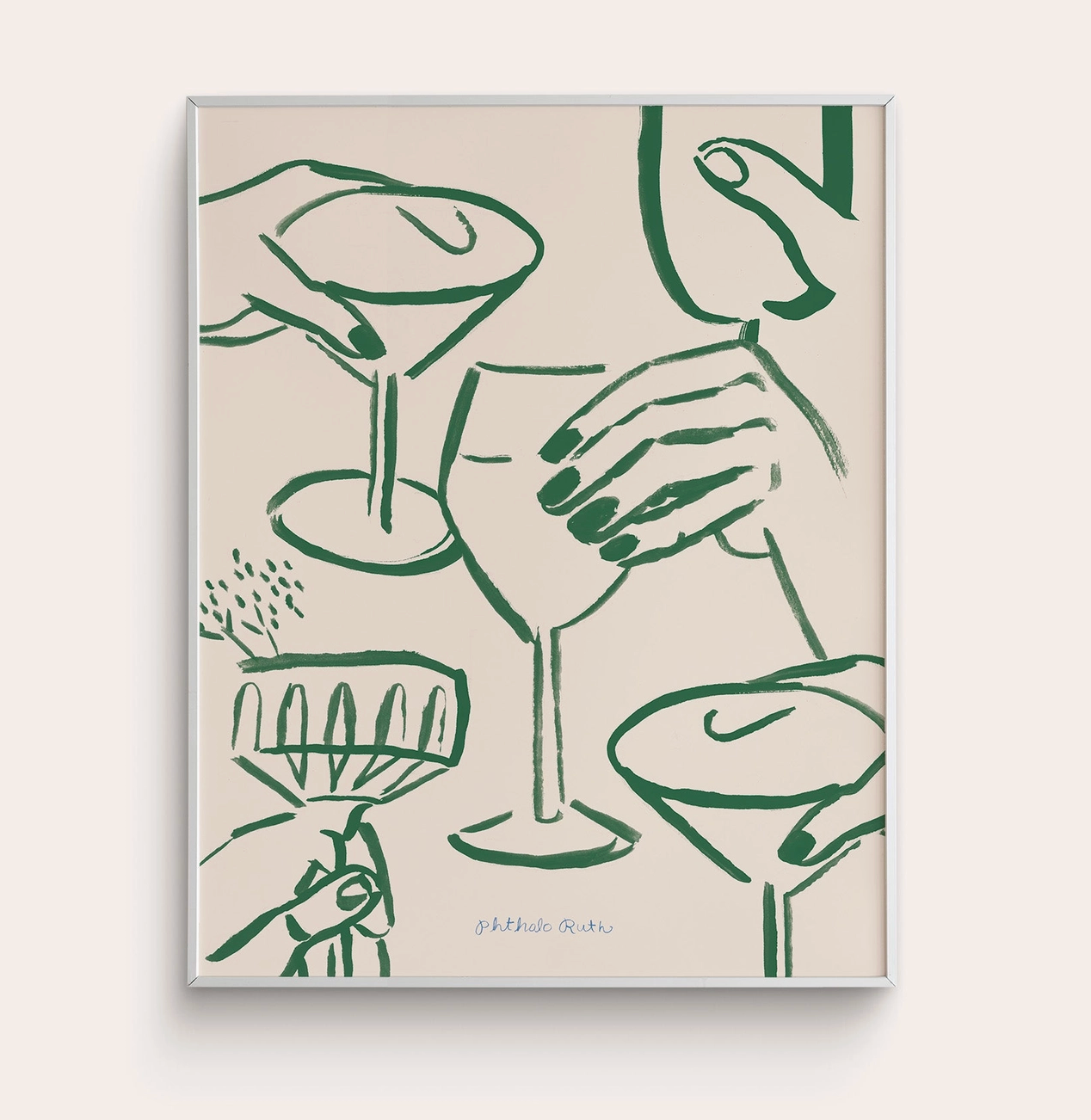 Cheers Cocktail Print