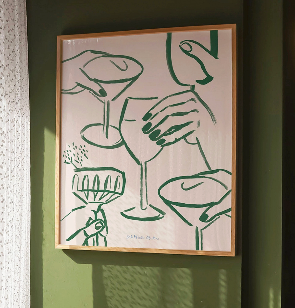 Cheers Cocktail Print