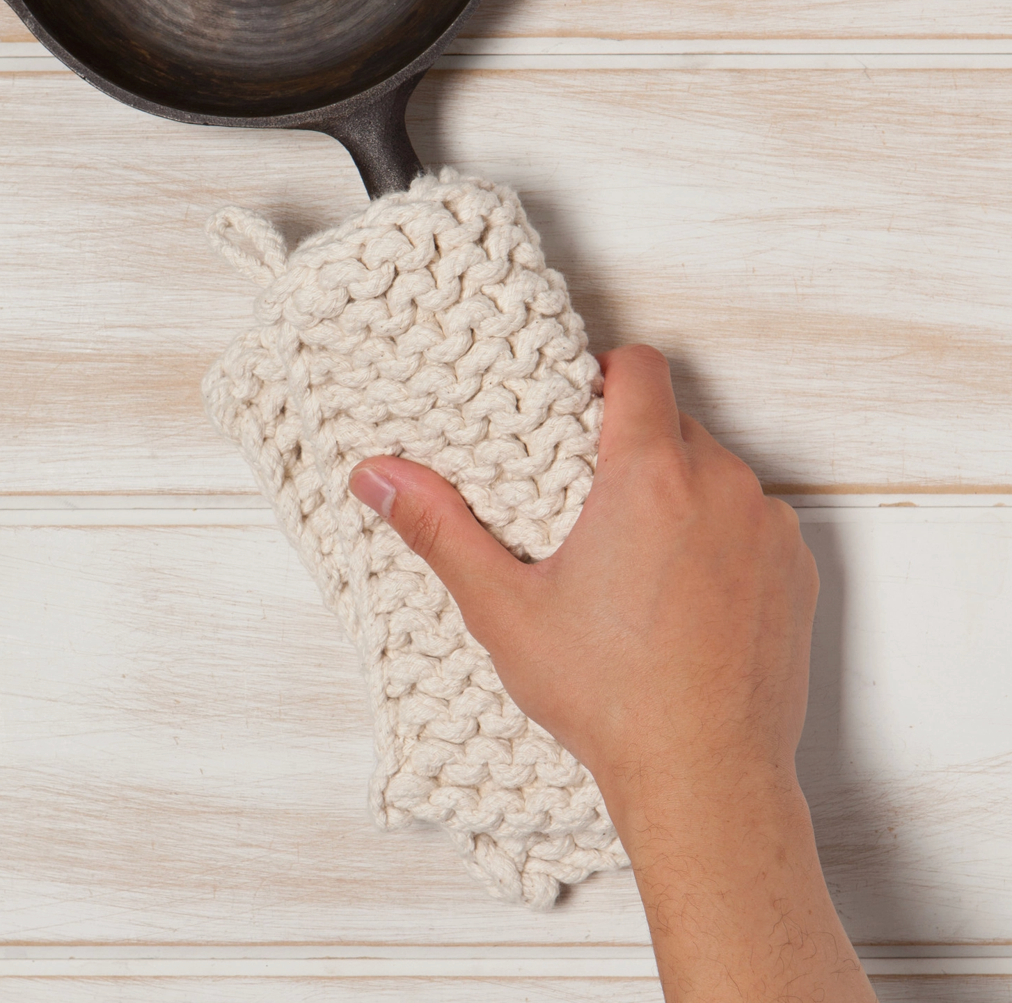 Natural Knit Potholder