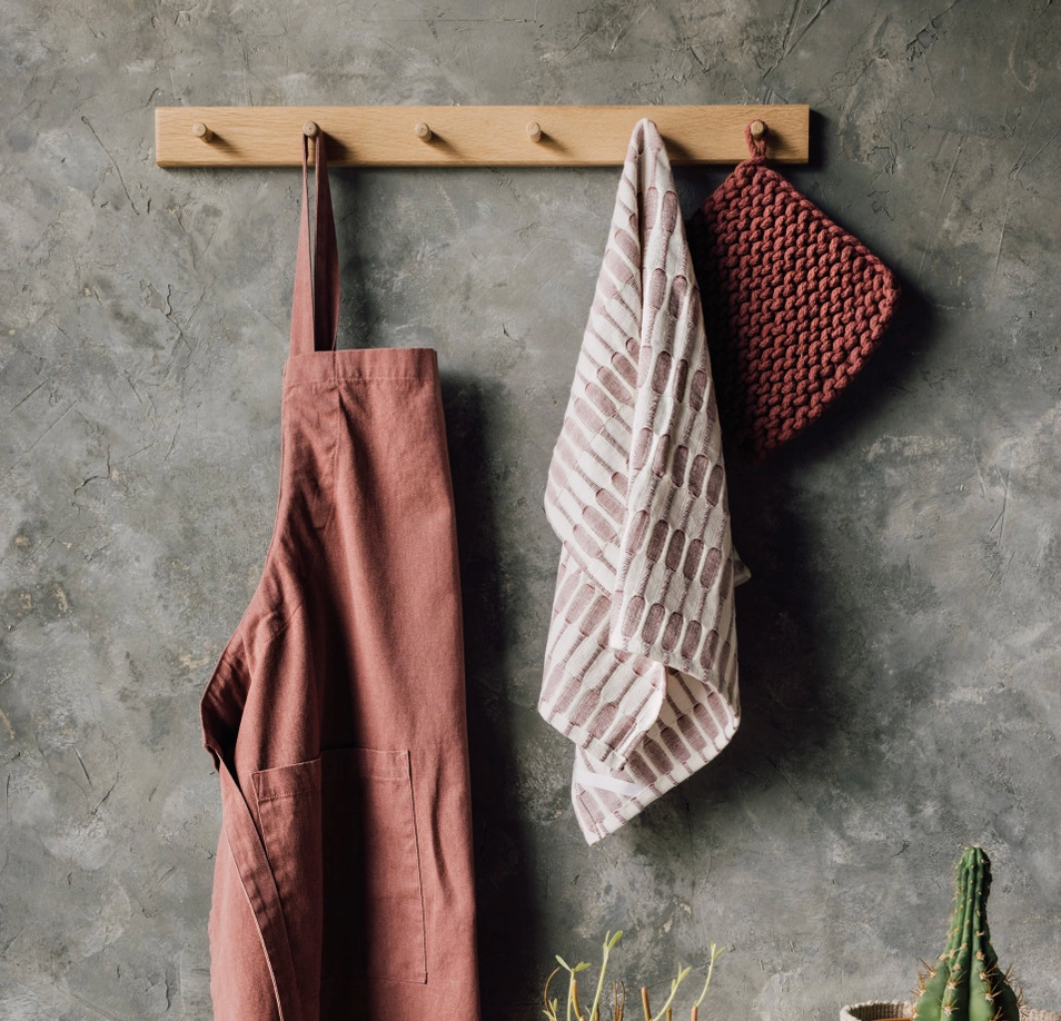 Canyon Rose Knit Potholder