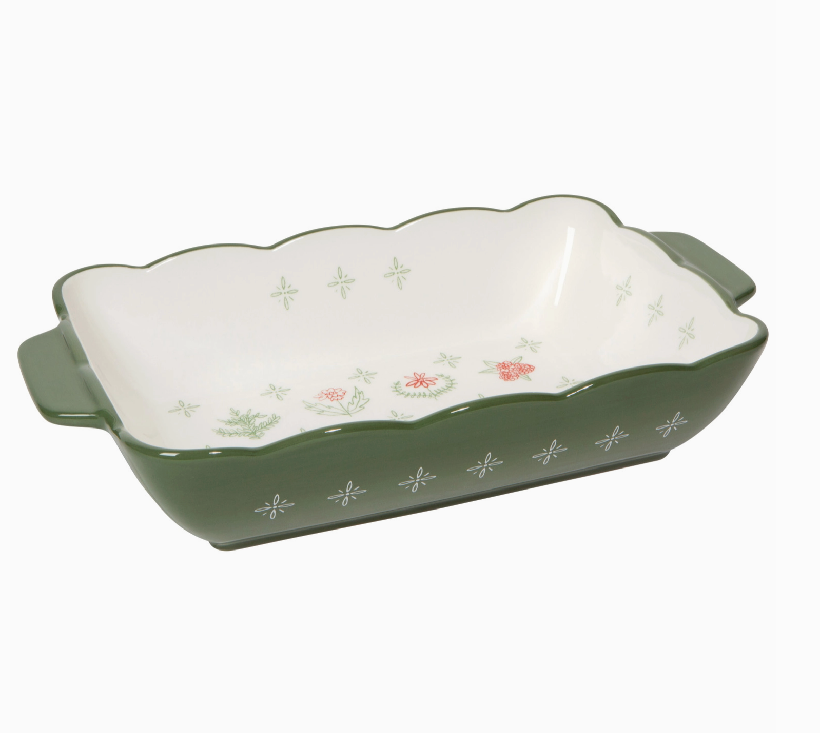 Camellia Stoneware Baking Dish