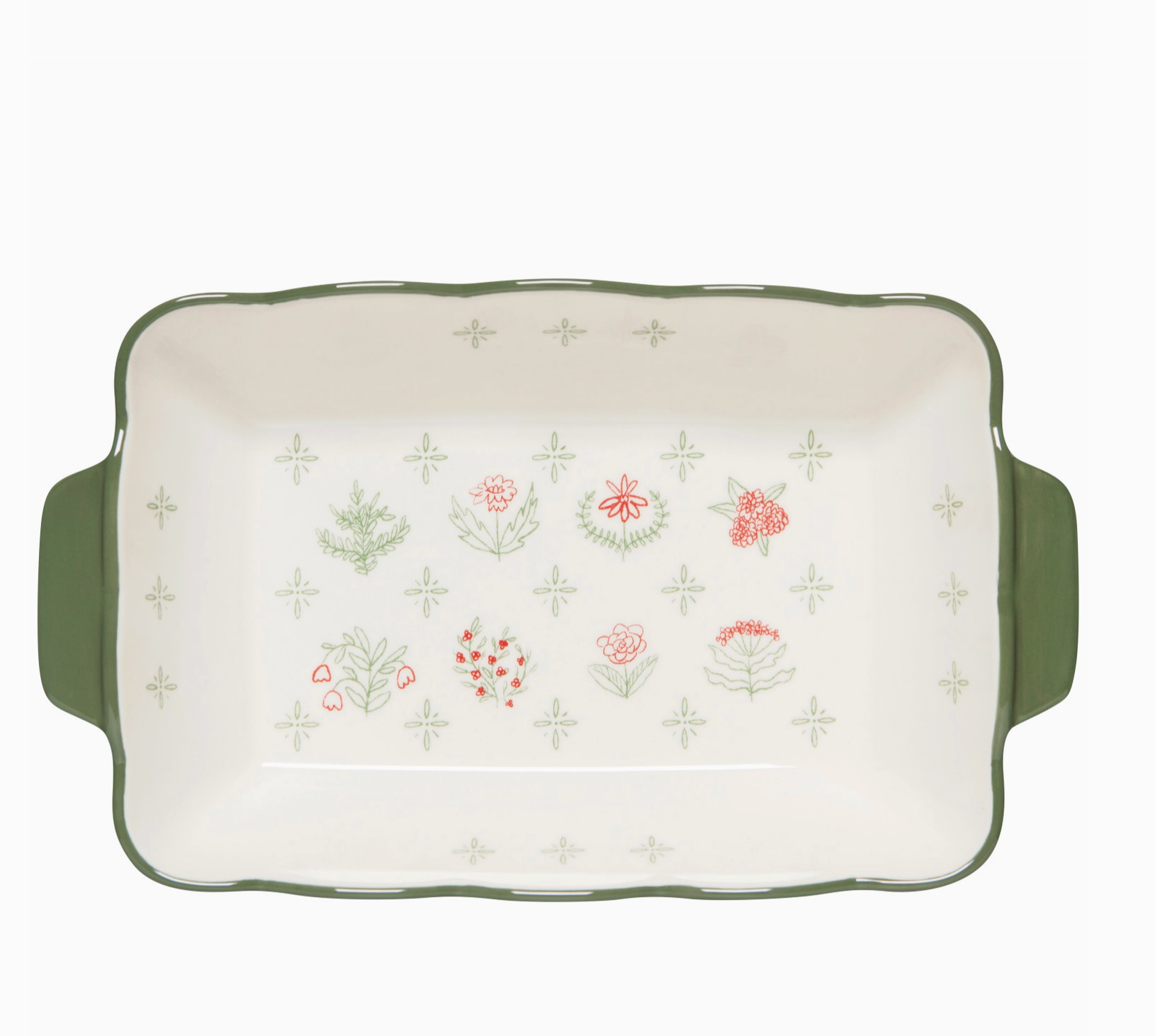 Camellia Stoneware Baking Dish