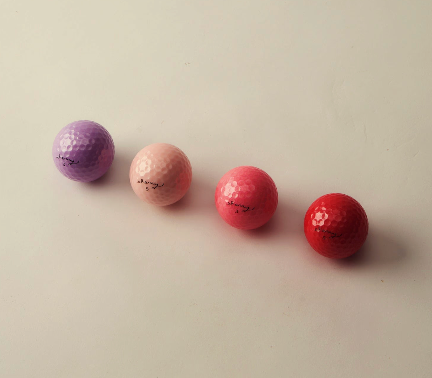 Lovers Gradient Multi Color Golf Ball Set
