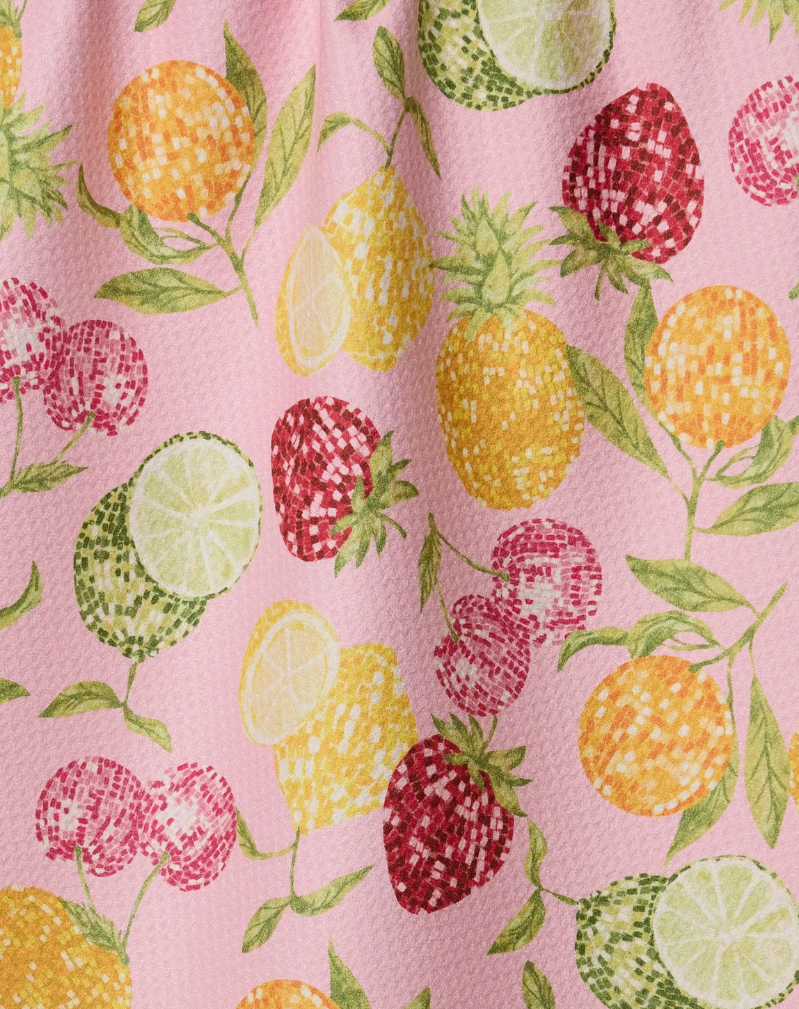 Disco Fruits Tea Towel