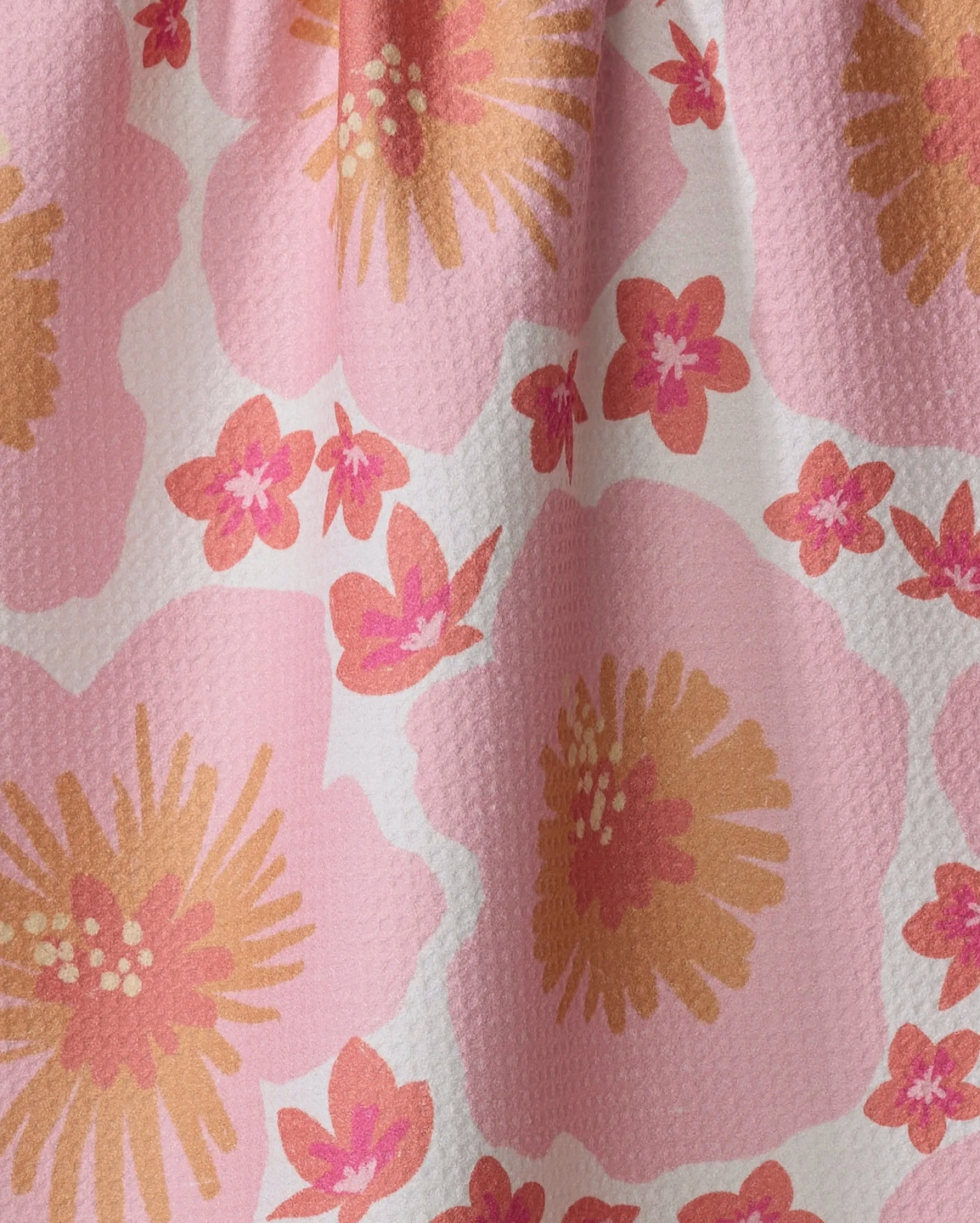 Hibiscus Sunset Tea Towel