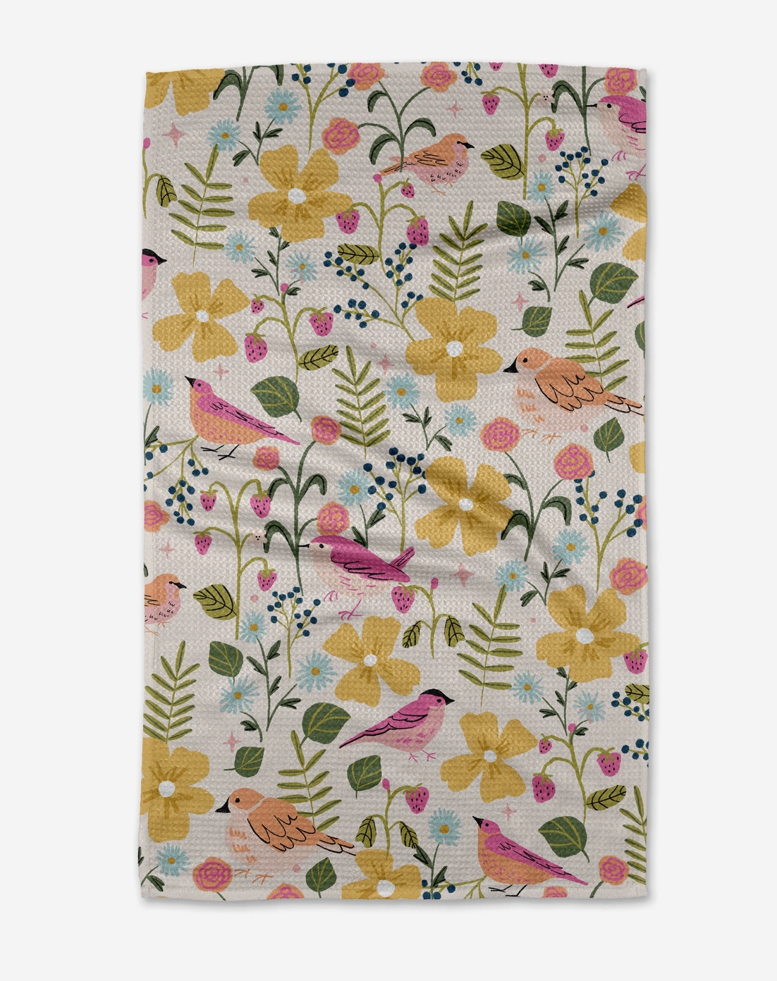 Summer Songbirds Tea Towel