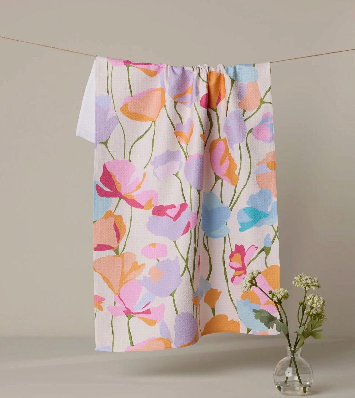 Sunlit Garden Tea Towel