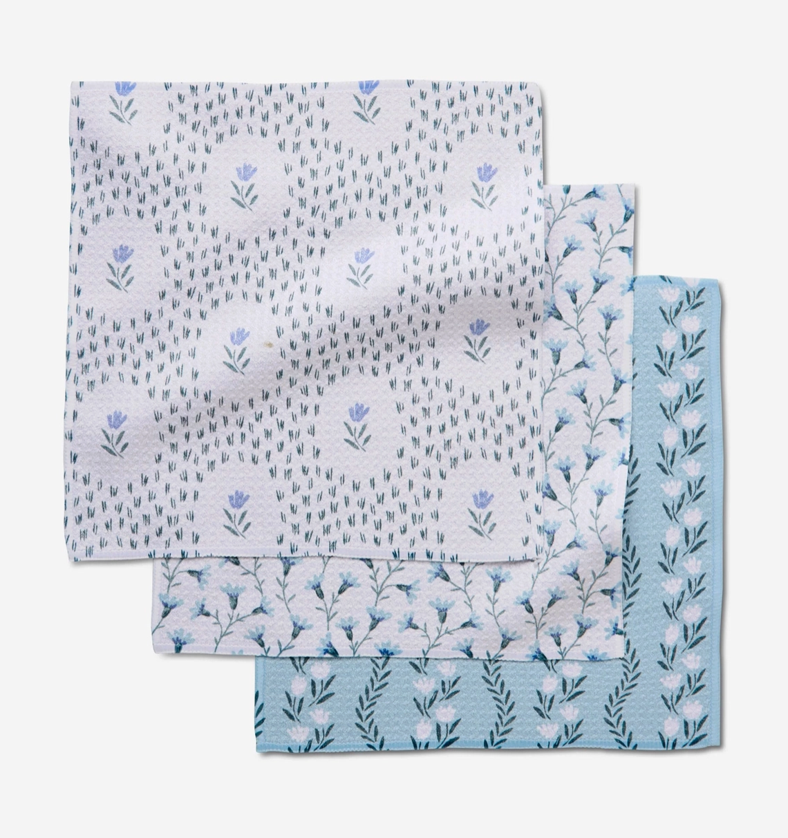 Trailing Farmhouse Florals Dishcloth Set