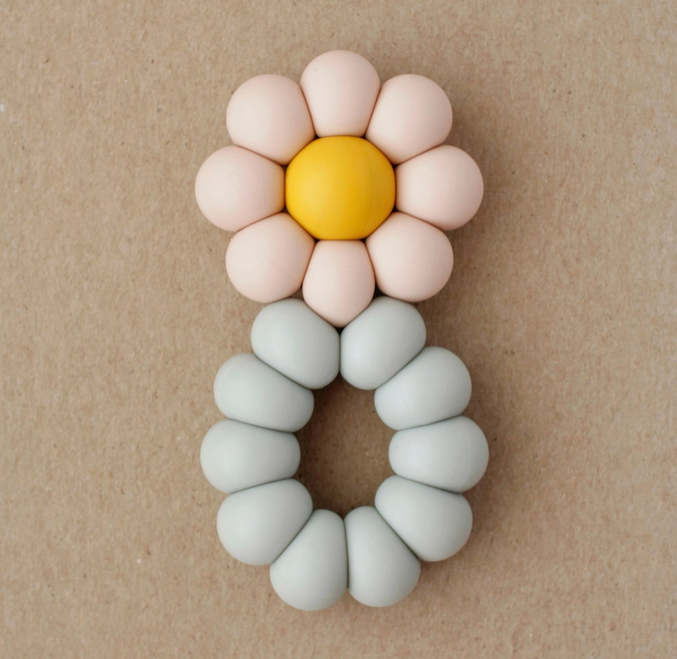 Freezer Teether - Chamomile & Blush