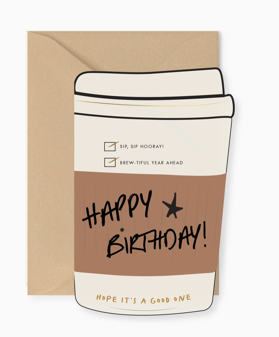 Birthday Coffee Cup Greeting Card