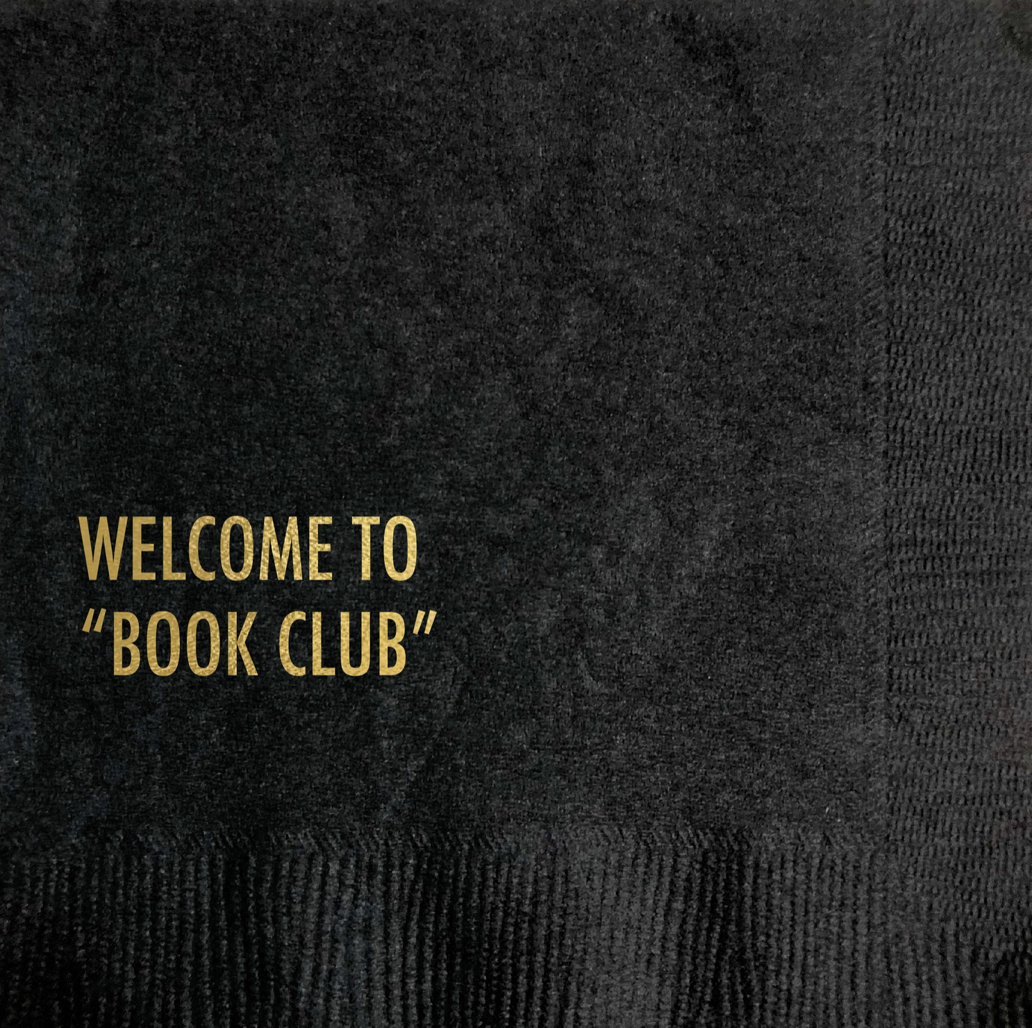 Book Club Cocktail Napkin
