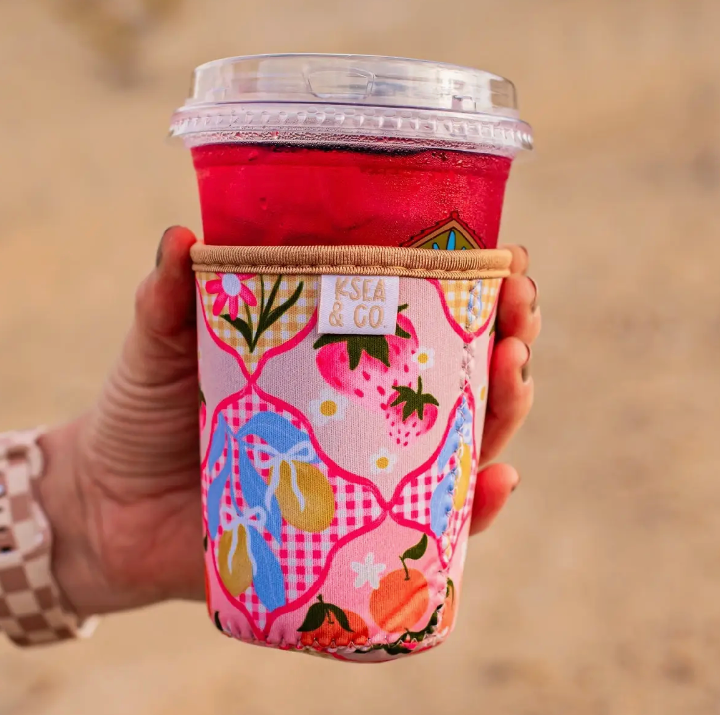 Lemon Squeeze Iced Coffee Drink Sleeve