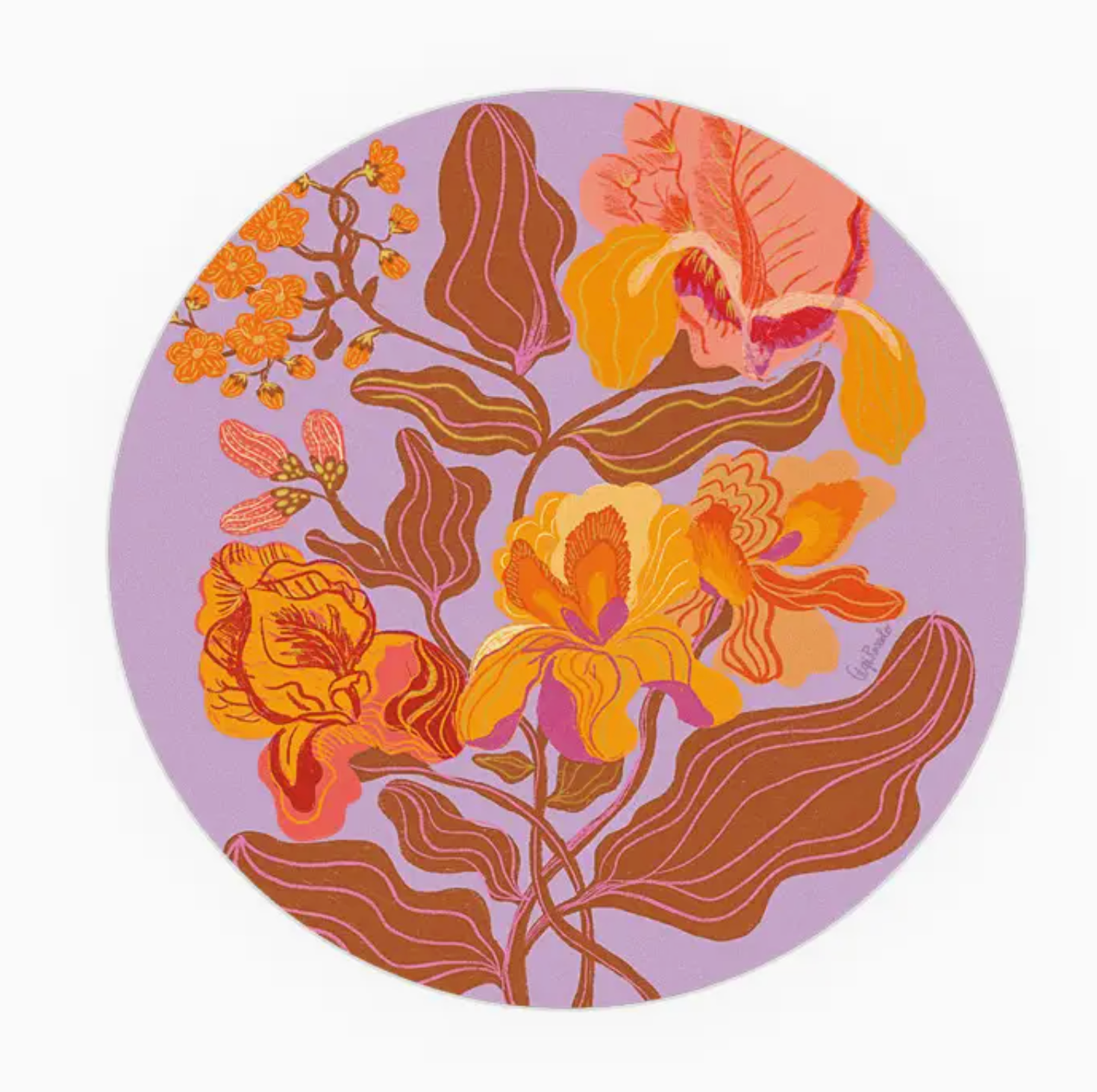 Groovy Floral Coaster
