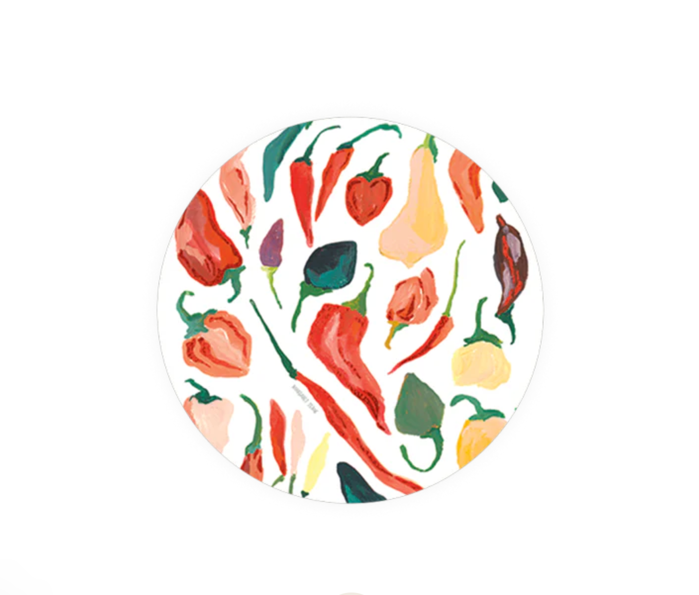 Hot Peppers Coaster