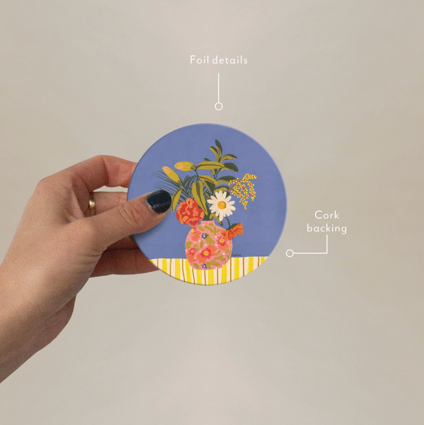 Lazy Daisy Coaster