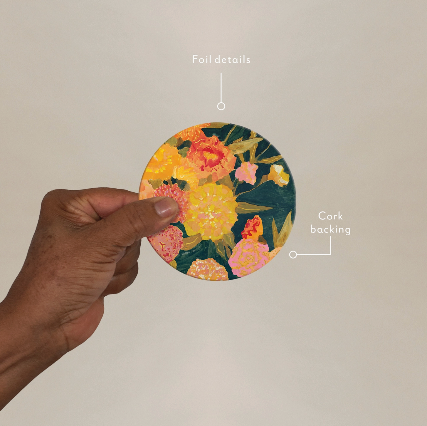 Marigolds Coaster