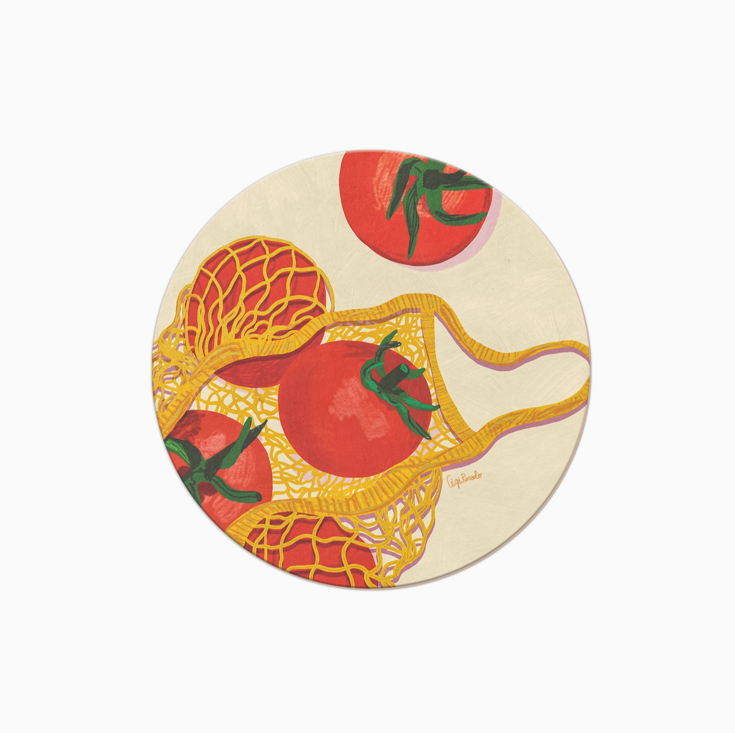 Market Tomatoes Coaster