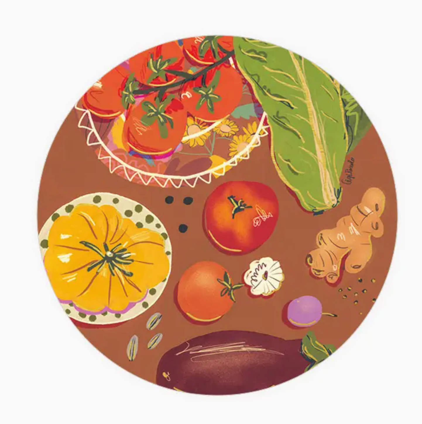 Veggies Coaster