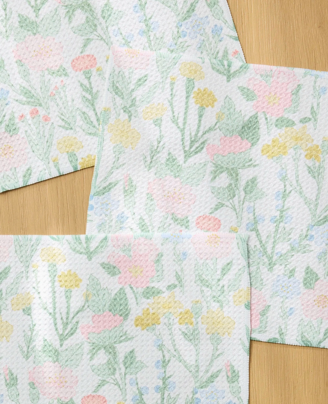 Wildflowers in Bloom Dishcloth Set